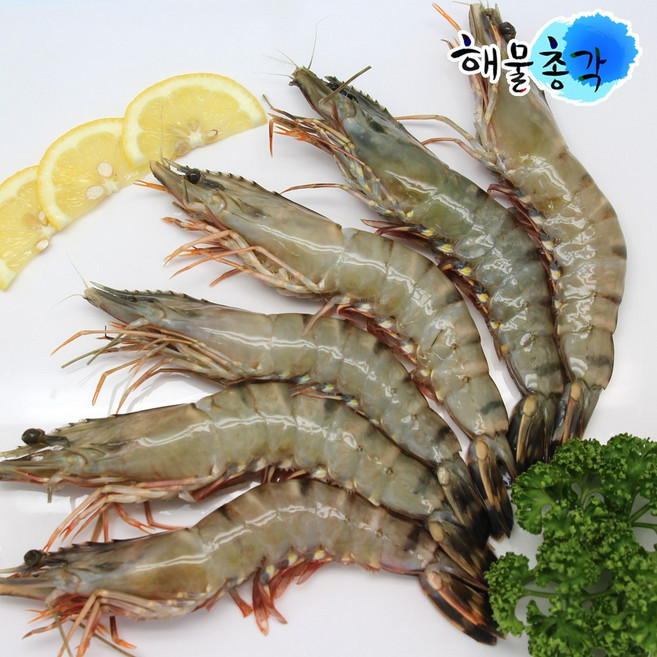 해물총각 흰다리새우 블랙타이거새우 500g, 흰다리새우 500g 50미(소), 1개