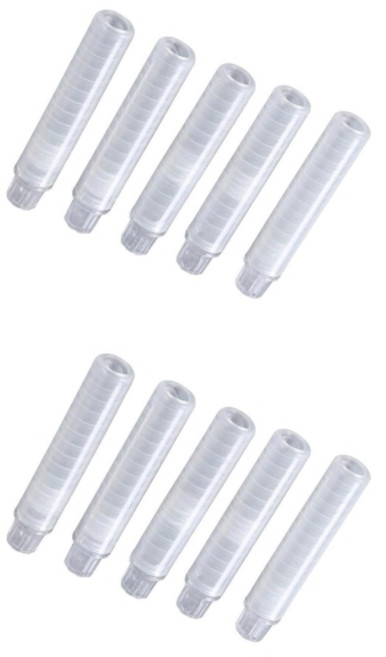 카이로스 컨퍼니 분필 홀더 케이스 초크 투명 플라스틱, 10개분필홀더CM001668