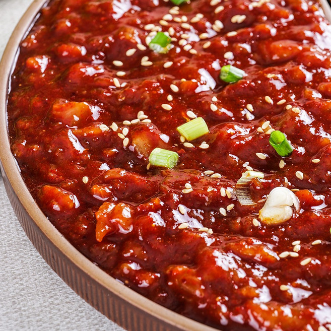 [선김치] 먹기편한 국내산 A급 순살 양념게장, 1개, 350g