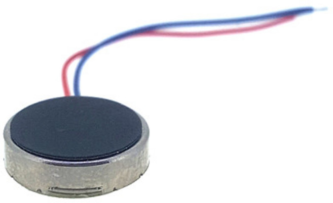 아두이노 진동모터 DC3V Vibration Motors 3VDC 지름10mm 두께2.7mm MOTOR TK1027A03-30, 1개