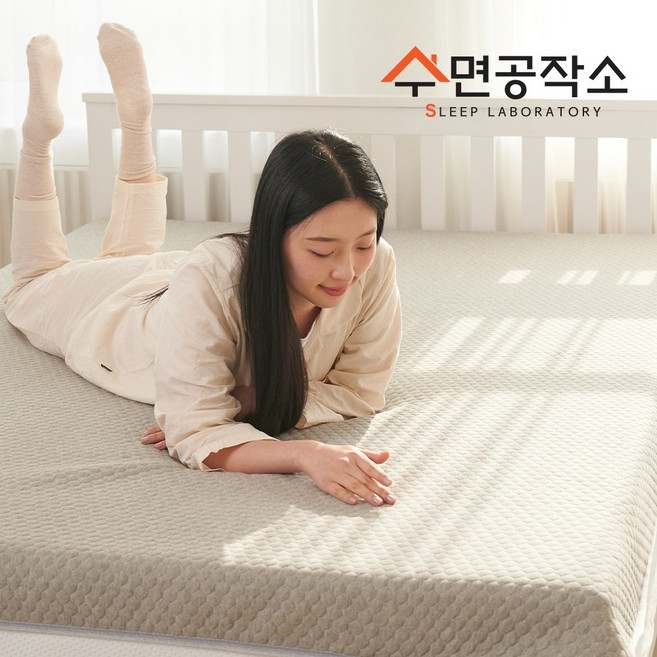 수면공작소 항균99.9% 볼트론 패드 전자파 차단 정전기 방지 항균 소취 밴드고정 사계절패드 침대패드, K, 스모키 그레이