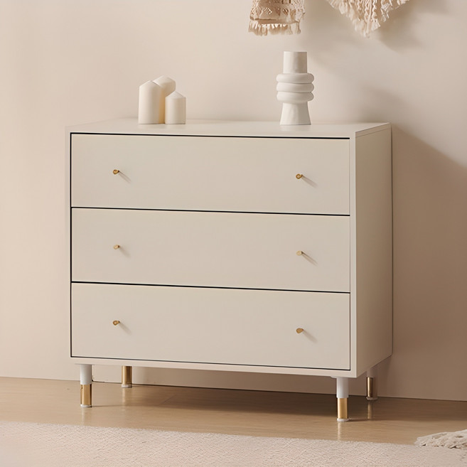 파로마 리디아 서랍장, 화이트, 3단