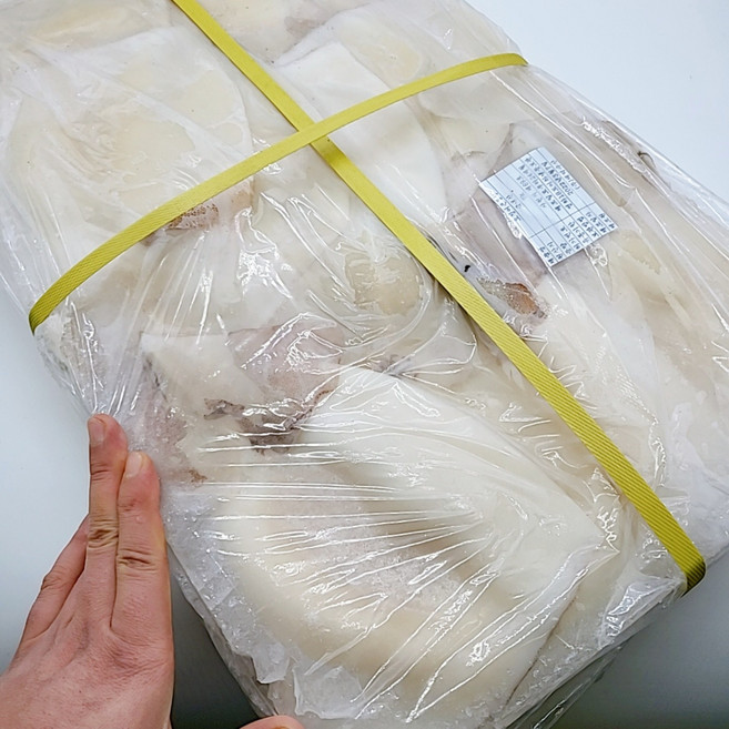 업소용/대용량 원양산 할복 큰오징어몸살 10kg 탈피(껍질벗김)된 오징어몸살만, 1
