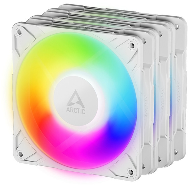 ARCTIC P12 Pro ARGB (3팩 화이트), 1세트, 화이트, ARCTIC P12 Pro ARGB 3팩