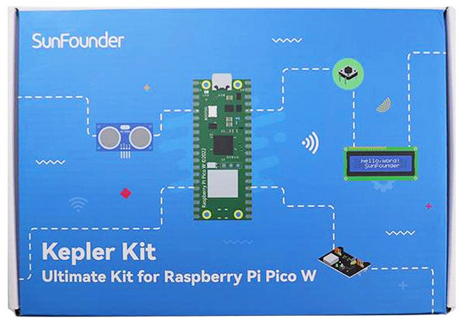 라즈베리파이 피코 IoT 키트 Raspberry Pi Pico W Ultimate Starter Kit (Pico W 포함)