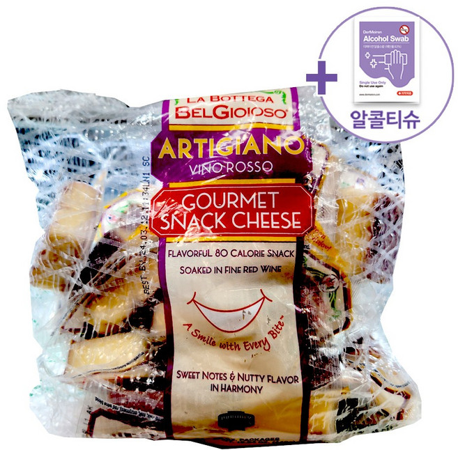 코스트코 아르티지아노 비노로쏘 치즈 449g + 더메이런알콜솜, 1개