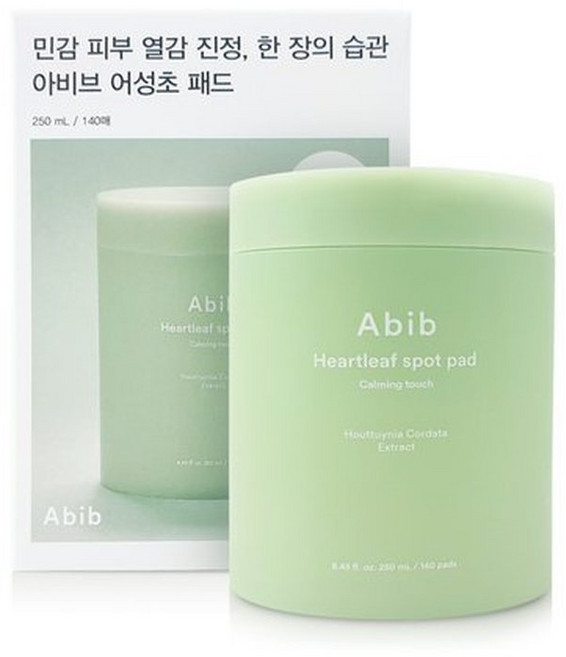아비브 어성초 스팟 패드 카밍터치 (140매) 250ML, 140매입, 1개