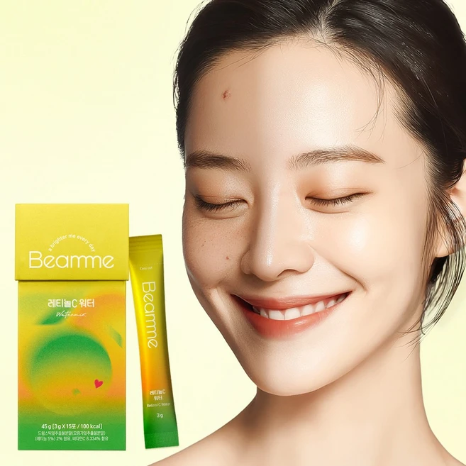 빔미 레티놀C워터 먹는 레티놀 물광 비타민 이너뷰티, 1박스, 15회분 - 쿠팡