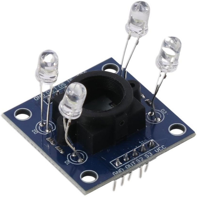 슈아티 GY-31 TCS3200 TCS230 색상 인식 센서 모듈 3V-5V 아두이노용 블록