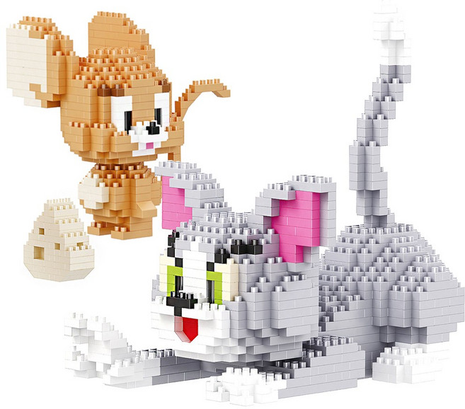 [알꿀밤-나노블럭-D애니] LP빅 톰과 제리, 1개