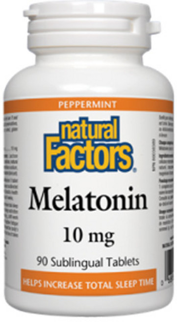 내추럴팩터스 수면의 질 개선 10mg 페퍼민트 90정, 1개