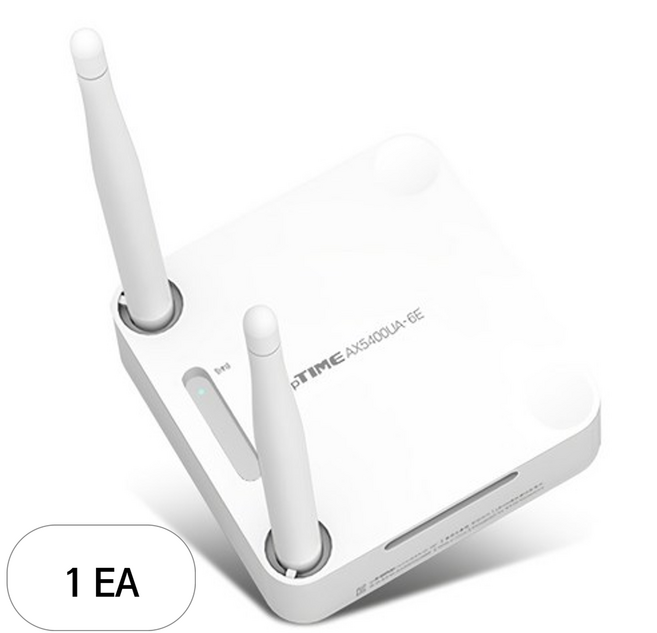 ipTIME 무선 랜카드, 1개, AX5400UA-6E(화이트)