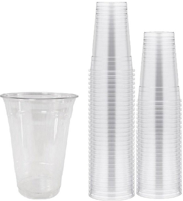 이로울생활 투명 PET 컵 92mm, 480ml, 1개입, 50개