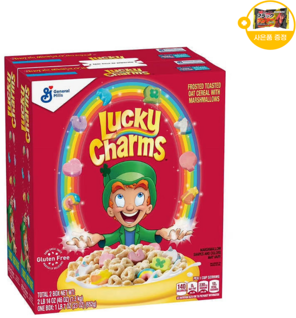 제너럴밀스 럭키참스 시리얼 오리지널 대용량 사은품 추가증정, 1개