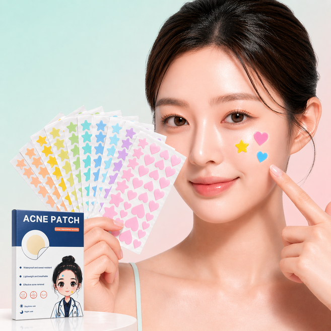 모아젤 별모양 하트모양 여드름 패치 커버 스팟패치, 1개, 10개입