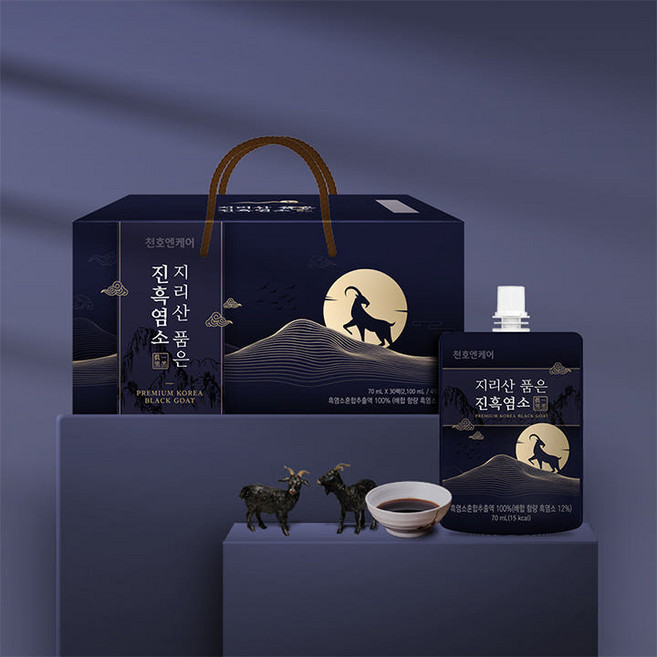 천호엔케어 지리산 품은 진흑염소, 30개, 70ml