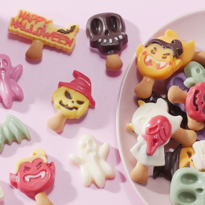 할로윈 매니아 막대과자 초콜릿 만들기세트 간식 선물 사탕 할로윈데이 DIY 키트, 1세트