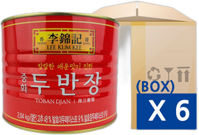 이금기 중화 두반장 (BOX), 2.04kg, 6개