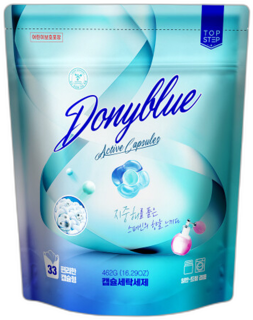 도니블루 향기캡슐세제 (고객선호브랜드1위) 홈쇼핑히트상품, 33개입
