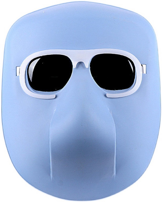 종이용접면 용접모 안전 보호덮개 얼굴 용접공 안경탈, 개별 회색 안경 4쌍, 1개