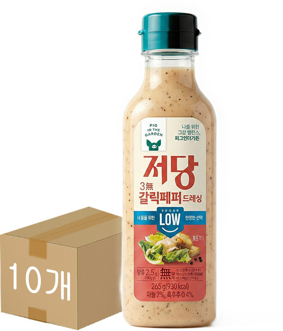 삼립 저당 갈릭페퍼 드레싱 265g 10개, 단품, 단품