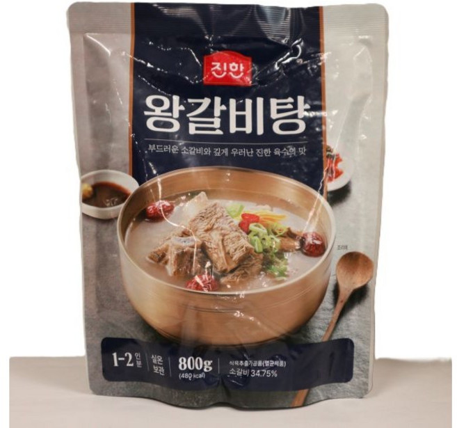 진한식품 진한 왕갈비탕800g 3개, 800g