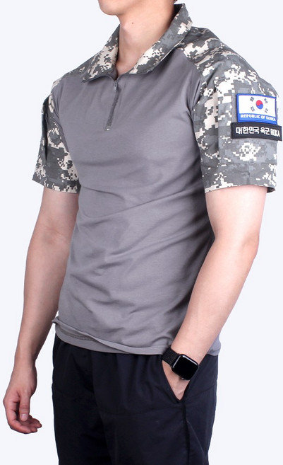 택티컬 전술 컴뱃셔츠 반팔 ACU - 군인 군용 서바이벌 강철부대 간부 소방관 경찰특공대 경호원 특수부대