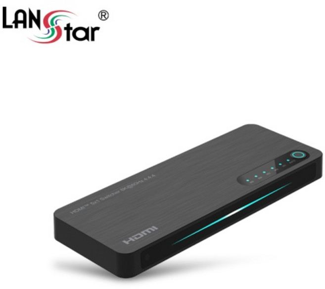 8K 4K HDMI 5:1 선택기 TV 모니터 VRR HDR 지원 셀렉터 LS-AS502N, 1개