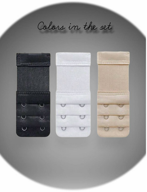 여성용 에이히루어 속옷 브라후크 연장 3종 1set