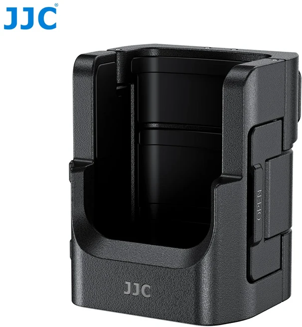 JJC DJI Osmo Pocket 3 확장 어댑터 홀더(콜드 슈 부착 포함) LED 라이트 액세서리용 마이크 마운트, 01 블랙 컬러