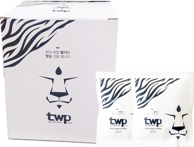 호랭이제작소 호랭이블랜딩 드립백 12g 10개입 브라운슈가 단맛 고소한 향 탕비실 접대용, 1박스