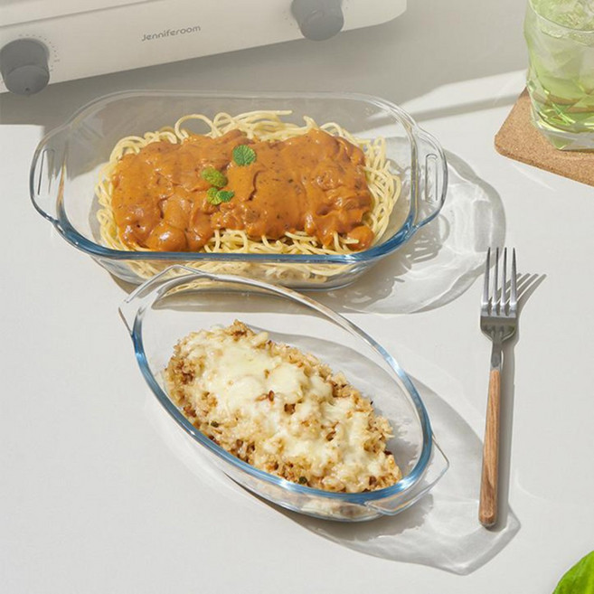 오븐락 원형 그라탕기 파스타 디쉬 오븐 전자렌지 사용가능 식세기 가능 오븐 유리용기, 원형그라탕기 700ml, 1개