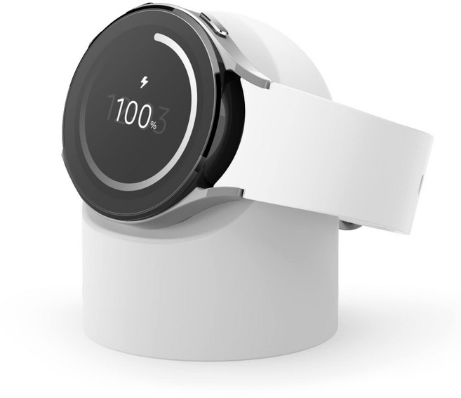 ARUM 갤럭시 워치 충전기 호환 거치대 10color 스탠드, 화이트, 1개