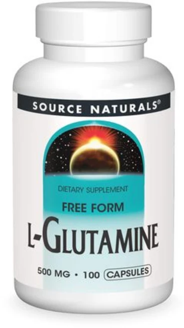 소스 내추럴스 유리형 L-글루타민 500 mg - 100 캡슐 Source Naturals Free FormL-Glutamine 500 mg -100 Capsules, 100개(1팩), 1개 - 쿠팡