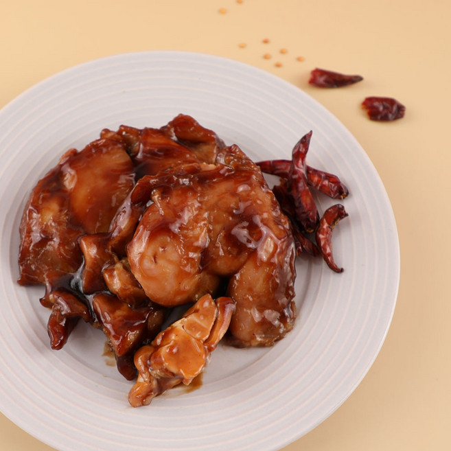 오다닭 껍질없는 소스 순살 닭다리살구이 핫소이맛 세트구성, 30개, 130g