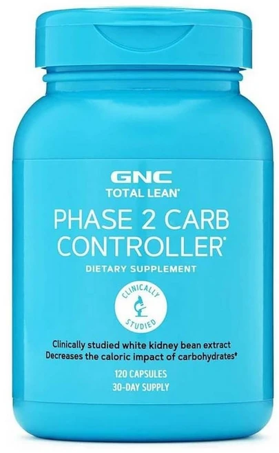 지엔씨 토탈 린 2단계 탄수화물 컨트롤러 캡슐 GNC Phase 2 Carb Controller, 1개, 120정 - 쿠팡