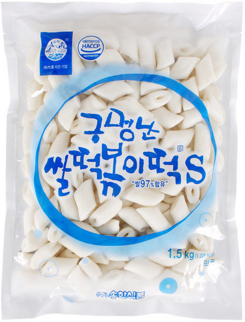 송학식품 구멍난 쌀떡볶이 (박스)/떡볶이, 8개, 1.5kg