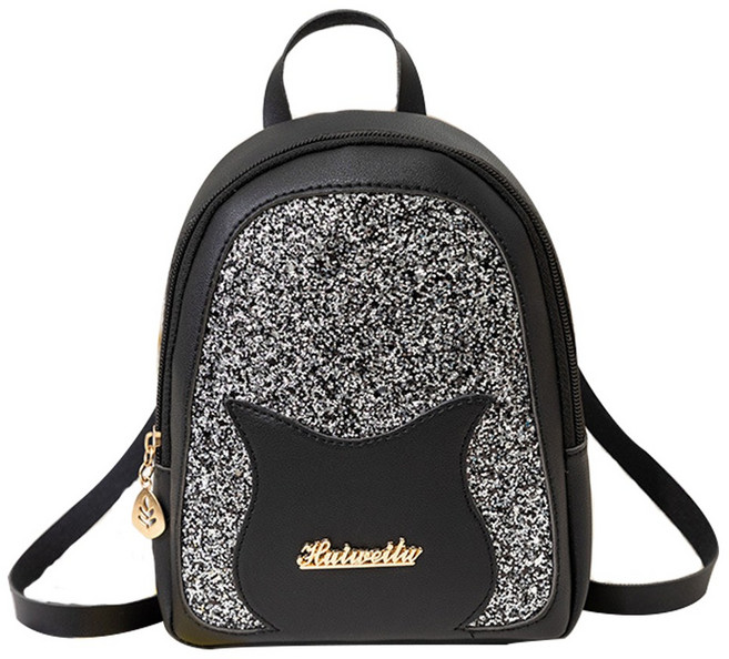 소녀의 작은 배낭 패션 스팽글 숄더백 여성 도난 방지 배낭