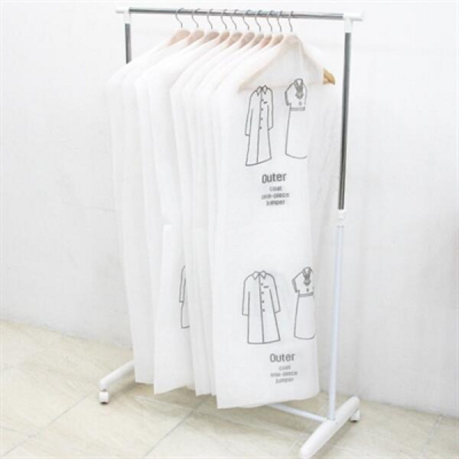 아트박스/가쯔 화이트베이직옷커버코트10장