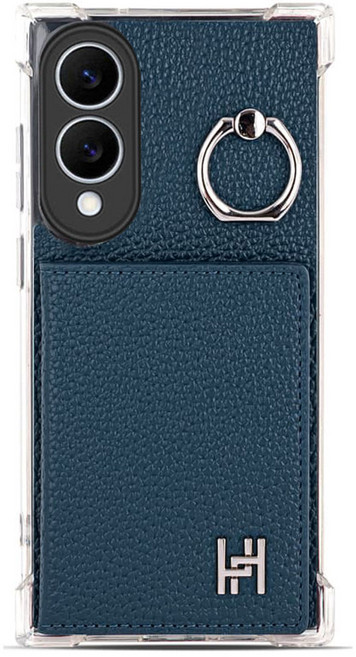 갤럭시S25 엣지 - GS 라피네 H카드6장 수납 포켓링 스탠딩 범퍼 케이스