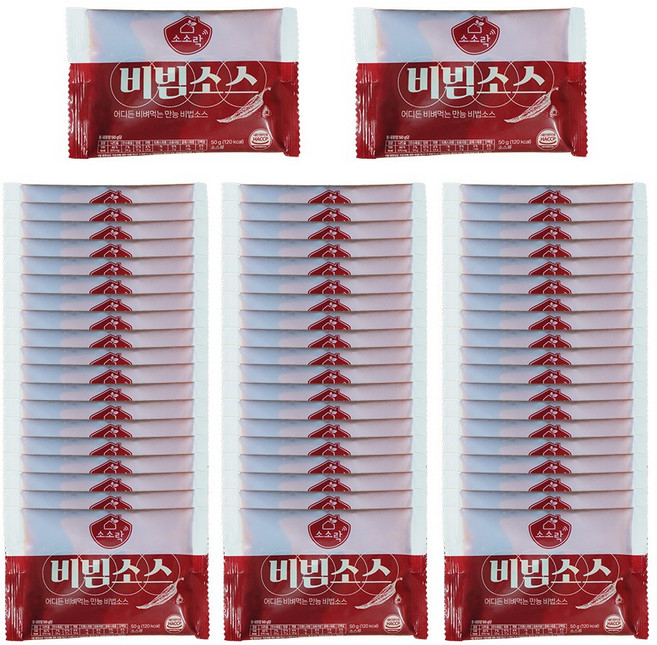 소소락 비빔소스 50g, 50개