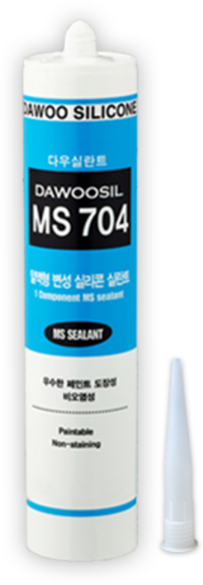 에스테크 방수 우레탄 변성 실리콘+외부용+크랙보수+비오염MS 704(노즐 포함) 백색, 1개