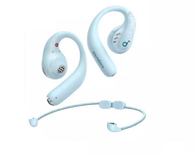 사운드코어 AeroFit Pro 에어로핏 프로 블루투스 무선 이어폰 앤커 이어셋, C. LEAP Line 솔트 블루