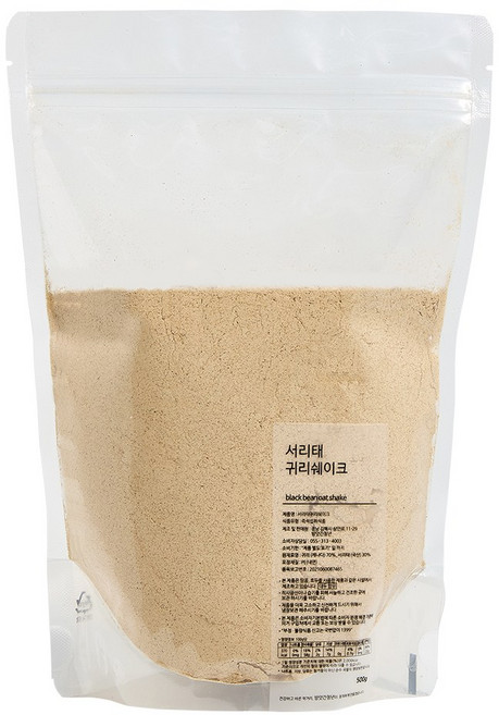 방앗간청년 쪄서 볶은 서리태 30% 귀리 70% 쉐이크 미숫가루 선식 분말, 1개, 500g