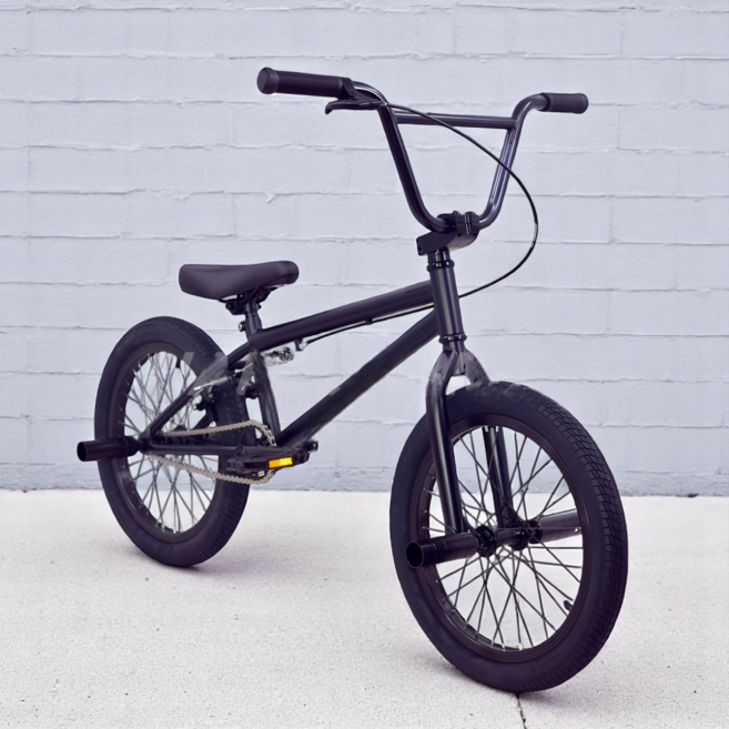 셔닉스 BMX 묘기 자전거 입문용, 블랙 20인치 (회전핸들), 1개, 145cm