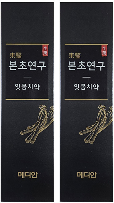 (방판정품)동의본초연구 한방생약 잇몸치약, 100g, 2개