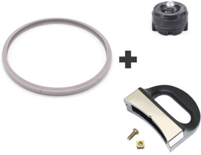 호환용 휘슬러 압력밥솥부품 3종 부품세트 (패킹구형22 유니메틱 보조손잡이 구성), 1개, 패킹구형22+유니메틱+보조손잡이