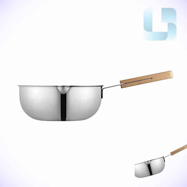 풍년 우드라이트IH 멀티팟 20cm 인덕션편수냄비 스텐인덕션냄비 인덕션스텐냄비