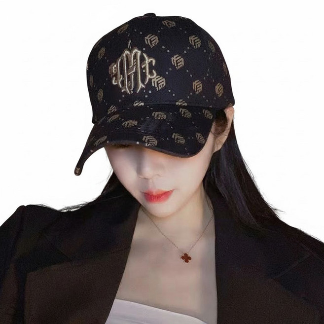 Charm Kaiser 남녀공용 볼캡 심플 모자 스냅백 자수 2415