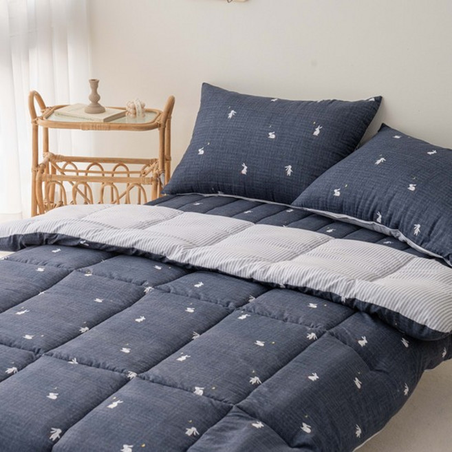 [르헤브] 쥬디 알러스킨 마이크로 차렵이불 베개세트 (SS슈퍼싱글)